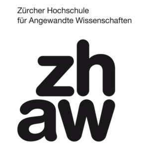 Logo der Zürcher Hochschule für Angewandte Wissenschaften, mit der Abkürzung "zhaw" in fetten schwarzen Buchstaben unter dem vollständigen Namen in Deutsch - ideal für alle, die programmieren lernen möchten.