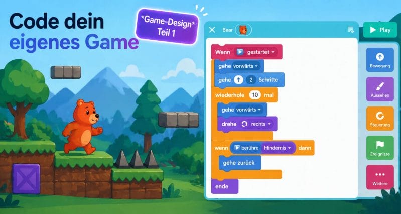 codora Ferienplausch — Code dein eigenes Game (Game-Design Teil 1)
